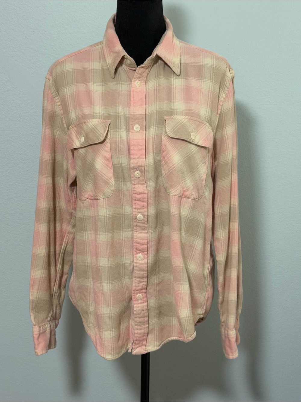 POLO Ralph Lauren Women’s Plaid Flannel Button Down Shirt- XL